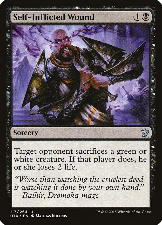 Self-Inflicted Wound [Dragons of Tarkir] | Gamers Paradise