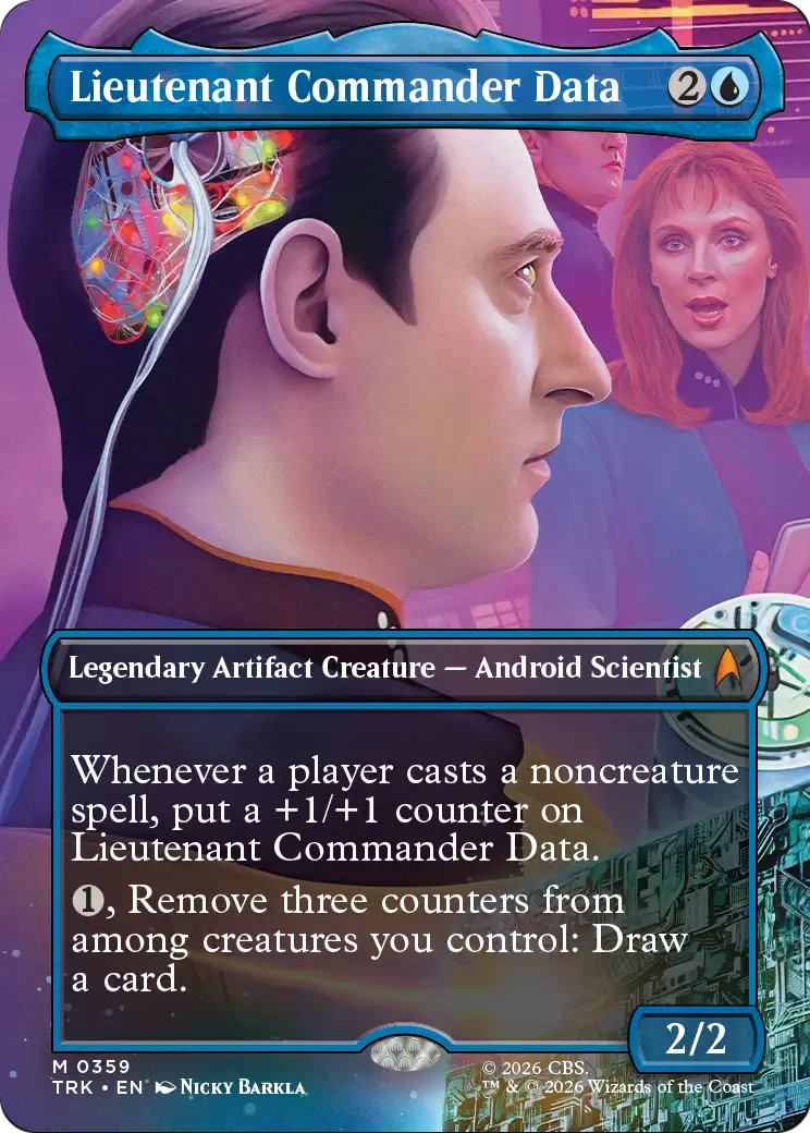 Lieutenant Commander Data (Borderless) [Star Trek] | Gamers Paradise