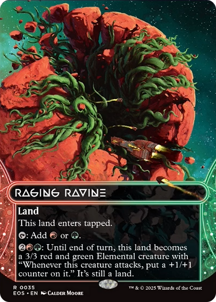 Raging Ravine (0035) (Borderless) [Edge of Eternities: Stellar Sights] | Gamers Paradise