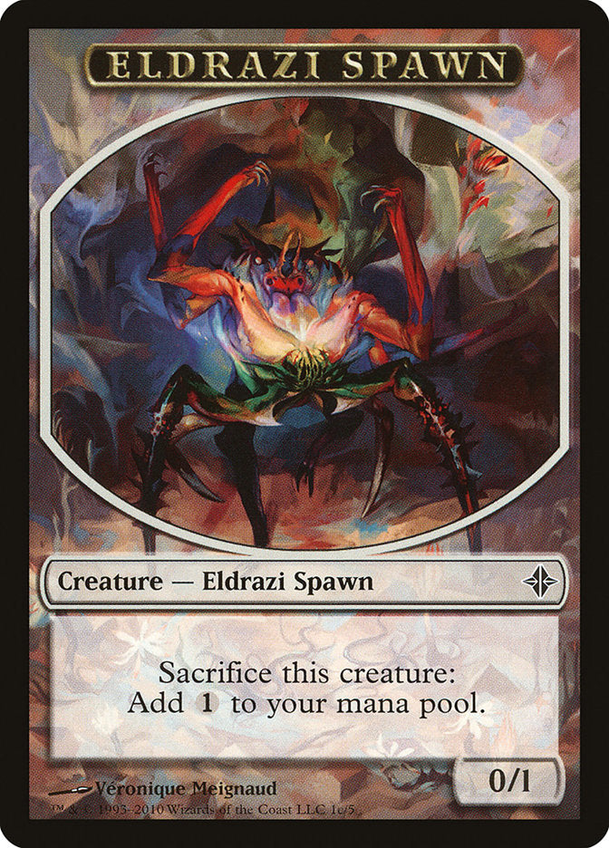 Eldrazi Spawn Token (1c/5) [Rise of the Eldrazi Tokens] | Gamers Paradise