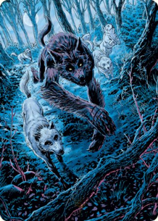 Untamed Pup Art Card [Innistrad: Midnight Hunt Art Series] | Gamers Paradise