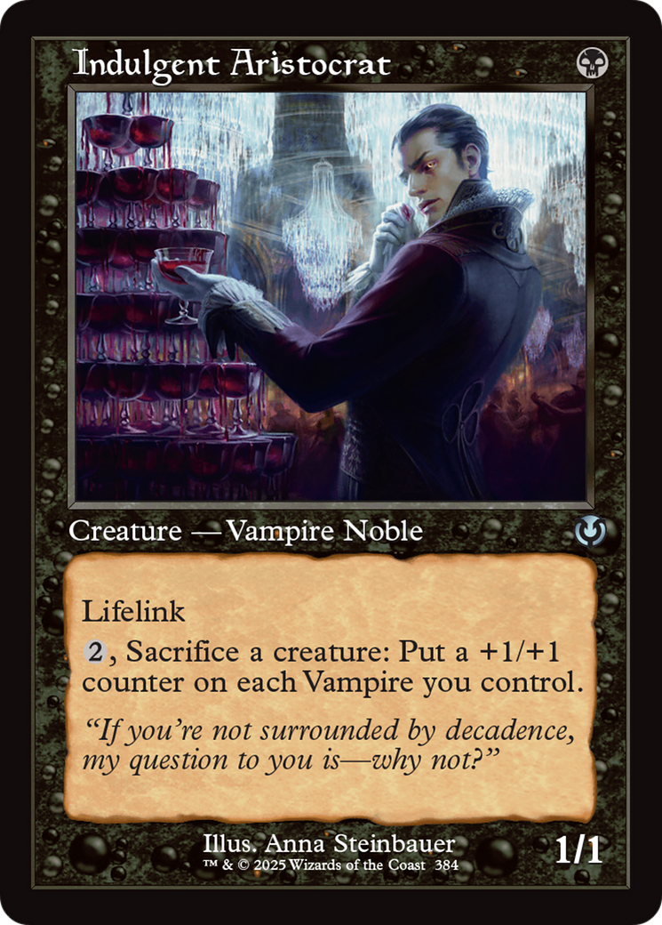 Indulgent Aristocrat (Retro Frame) [Innistrad Remastered] | Gamers Paradise