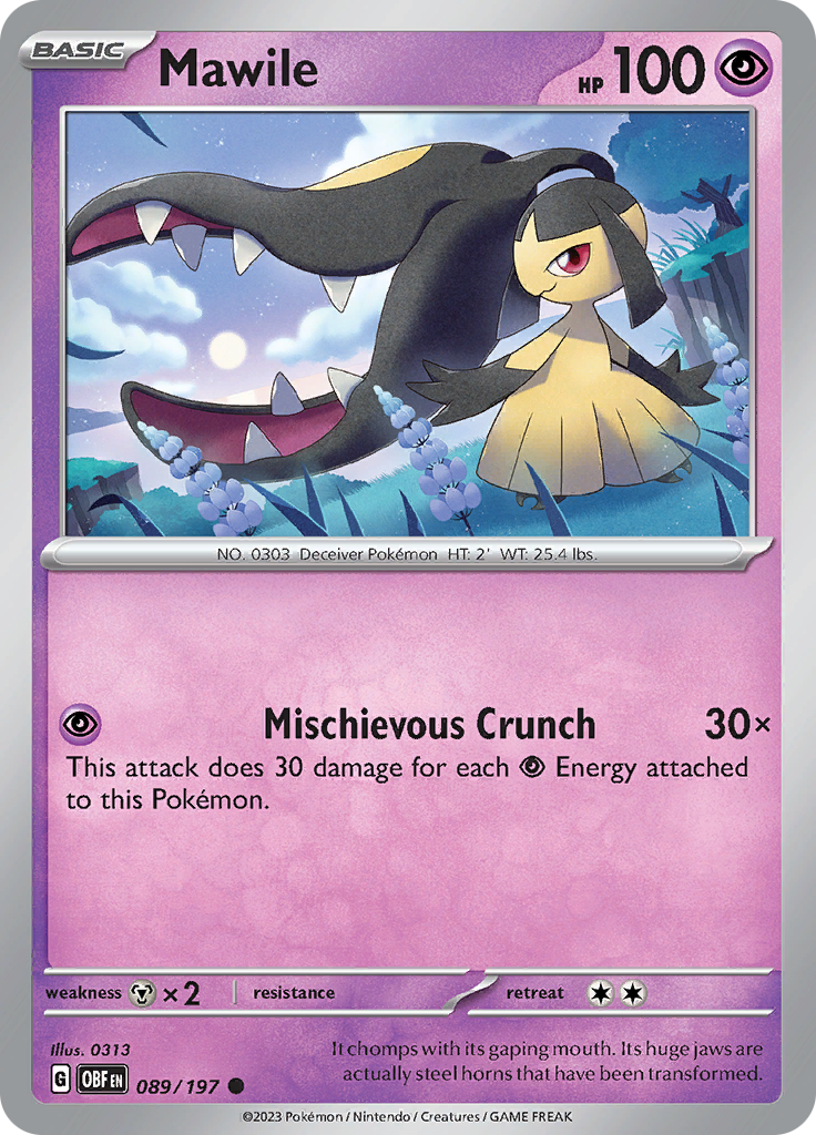 Mawile (089/197) [Scarlet & Violet: Obsidian Flames] | Gamers Paradise