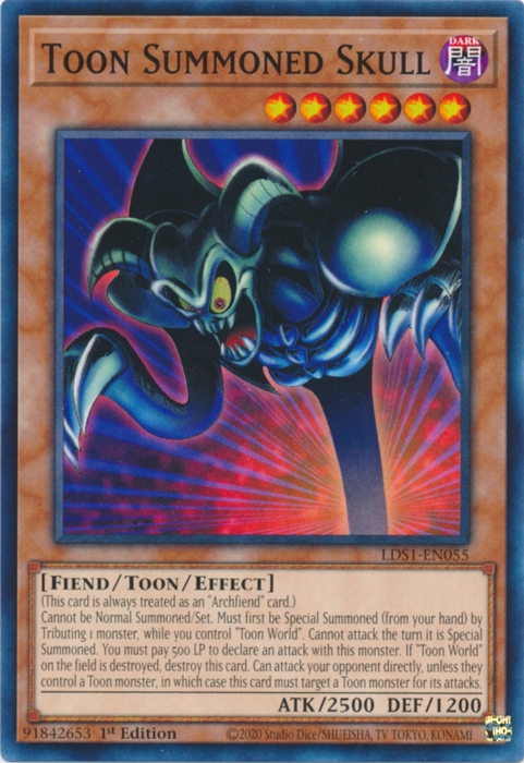 Toon Summoned Skull [LDS1-EN055] Common | Gamers Paradise