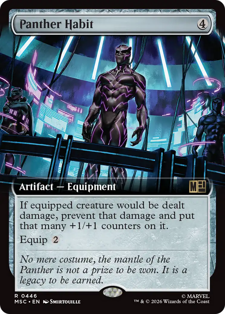 Panther Habit (Extended Art) [Marvel Super Heroes Commander] | Gamers Paradise