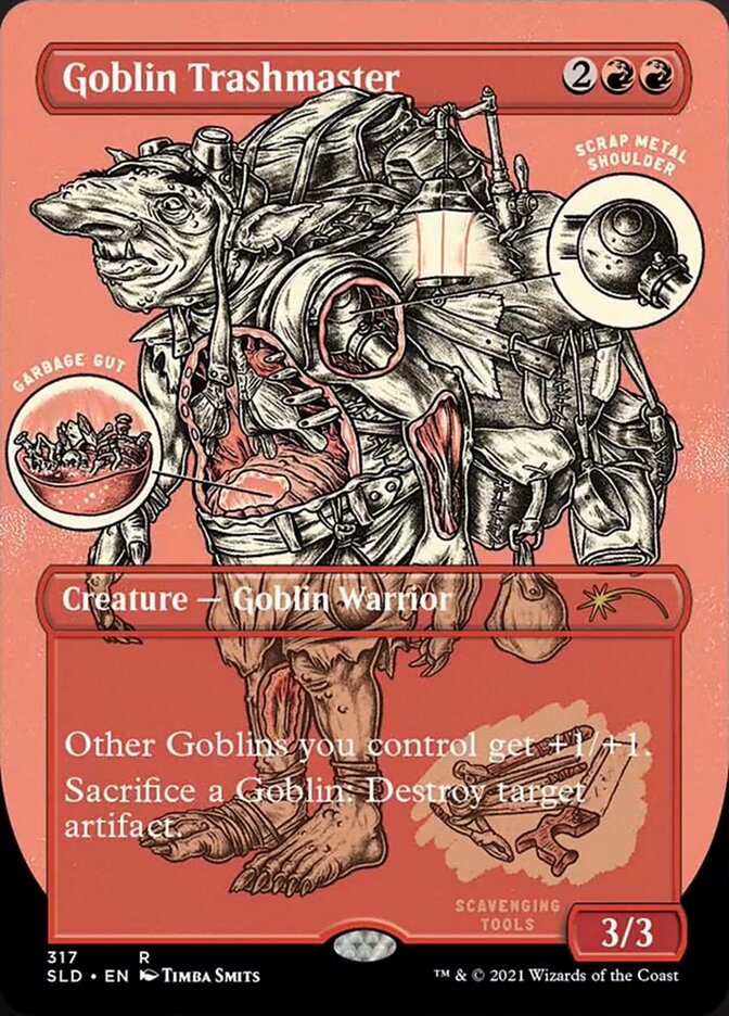 Goblin Trashmaster (Borderless Foil Etched) [Secret Lair Drop Series] | Gamers Paradise