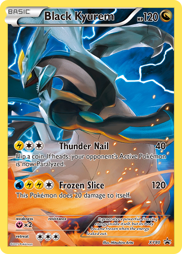 Black Kyurem (XY80) (Full Art Promo) [XY: Black Star Promos] | Gamers Paradise