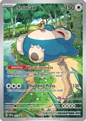 Snorlax (051) (Pokemon Center) [Scarlet & Violet: Black Star Promos] | Gamers Paradise