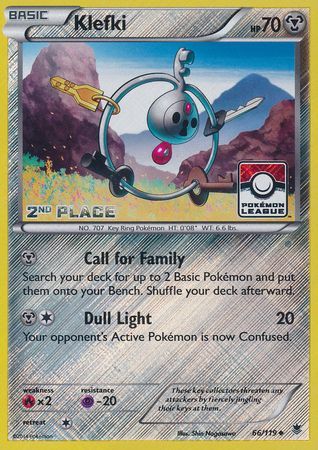 Klefki (66/119) (League Promo 2nd Place) [XY: Phantom Forces] | Gamers Paradise