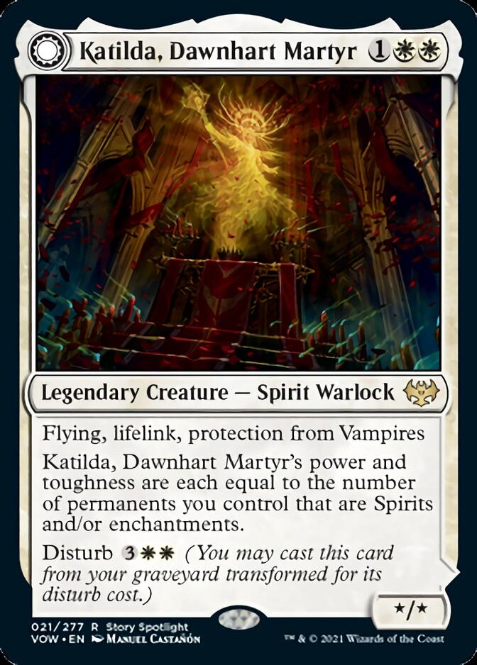 Katilda, Dawnhart Martyr // Katilda's Rising Dawn [Innistrad: Crimson Vow] | Gamers Paradise