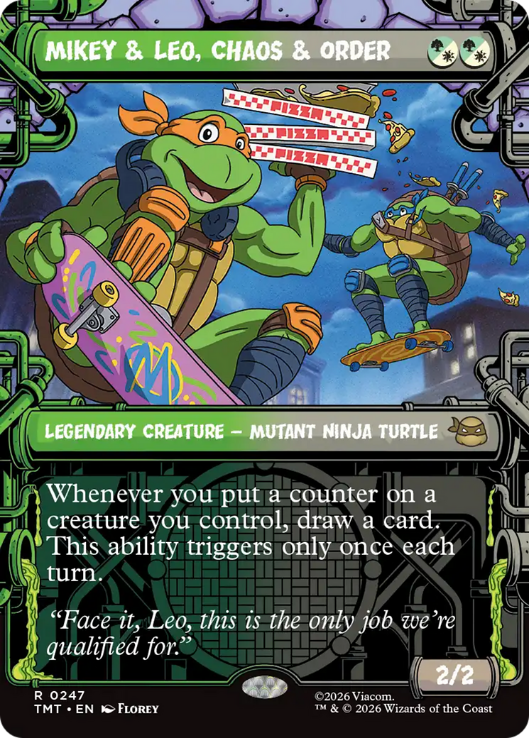 Mikey & Leo, Chaos & Order (Showcase) [Teenage Mutant Ninja Turtles] | Gamers Paradise