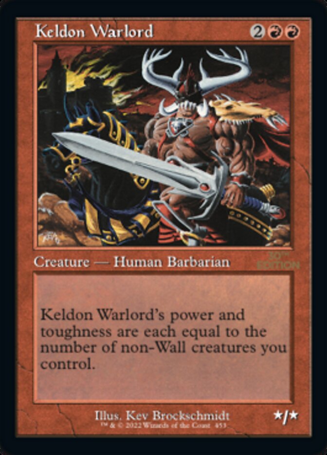 Keldon Warlord (Retro) [30th Anniversary Edition] | Gamers Paradise