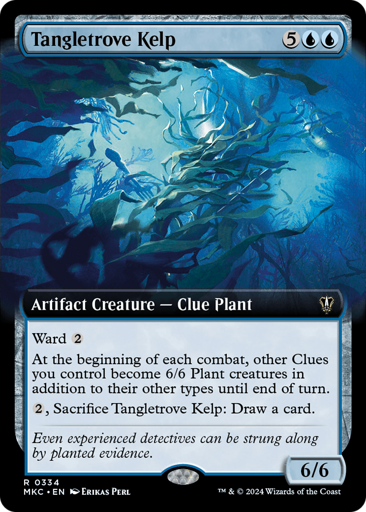 Tangletrove Kelp (Extended Art) [Murders at Karlov Manor Commander] | Gamers Paradise