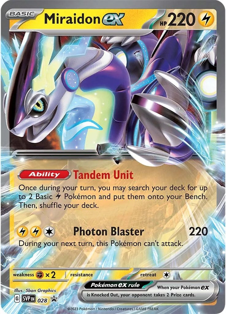 Miraidon ex (028) [Scarlet & Violet: Black Star Promos] | Gamers Paradise