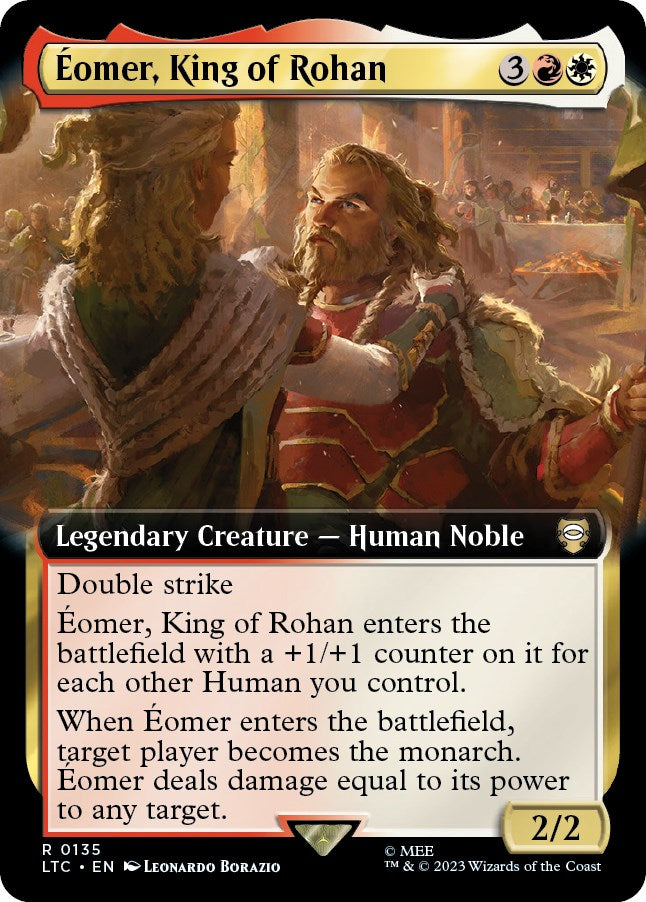 Eomer, King of Rohan (Extended Art) [The Lord of the Rings: Tales of Middle-Earth Commander] | Gamers Paradise