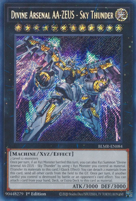Divine Arsenal AA-ZEUS - Sky Thunder [BLMR-EN084] Secret Rare | Gamers Paradise