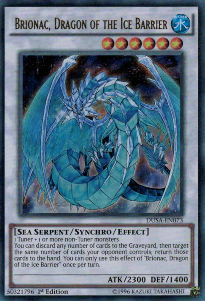 Brionac, Dragon of the Ice Barrier [DUSA-EN073] Ultra Rare | Gamers Paradise
