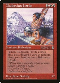 Balduvian Horde (Oversized) [Oversize Cards] | Gamers Paradise