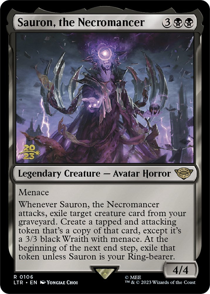 Sauron, the Necromancer [The Lord of the Rings: Tales of Middle-Earth Prerelease Promos] | Gamers Paradise