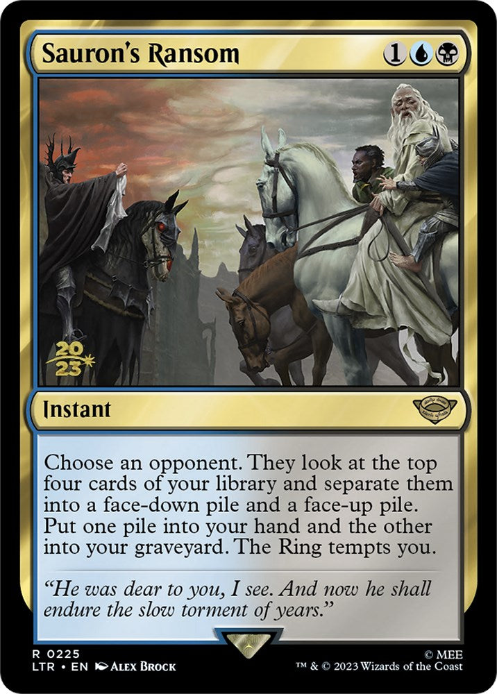 Sauron's Ransom [The Lord of the Rings: Tales of Middle-Earth Prerelease Promos] | Gamers Paradise