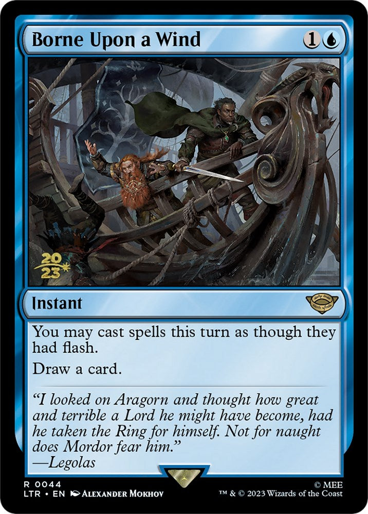 Borne Upon a Wind [The Lord of the Rings: Tales of Middle-Earth Prerelease Promos] | Gamers Paradise