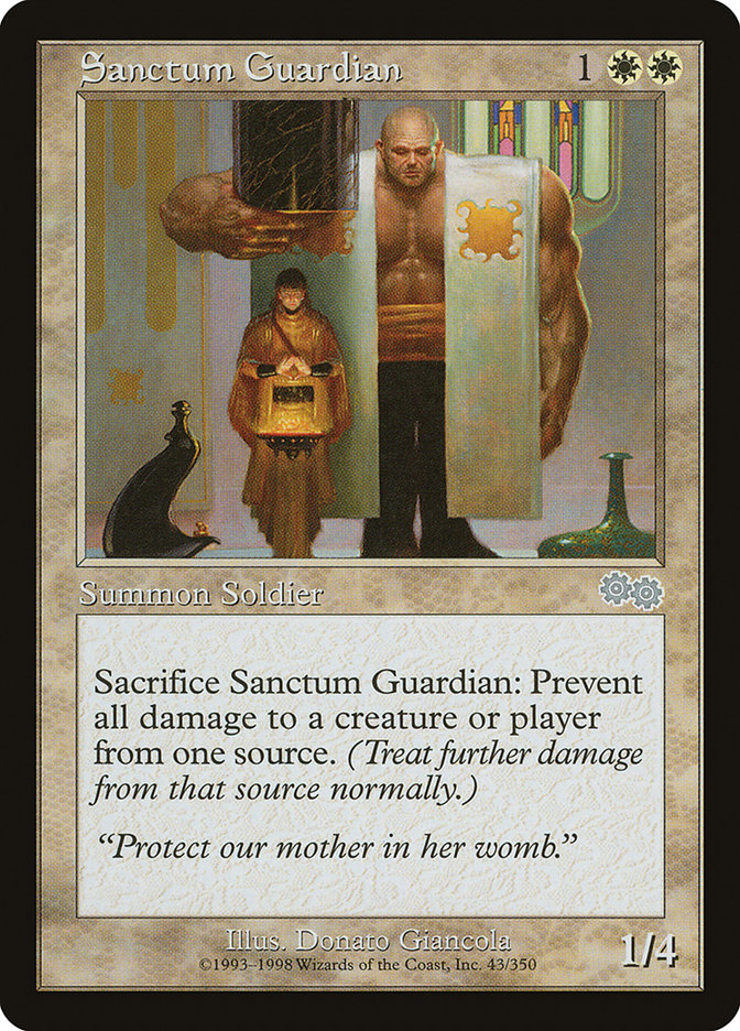 Sanctum Guardian [Urza's Saga] | Gamers Paradise