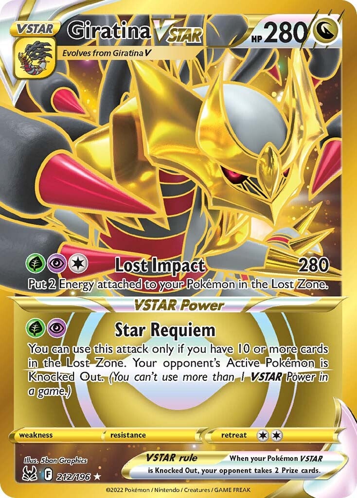 Giratina VSTAR (212/196) [Sword & Shield: Lost Origin] | Gamers Paradise