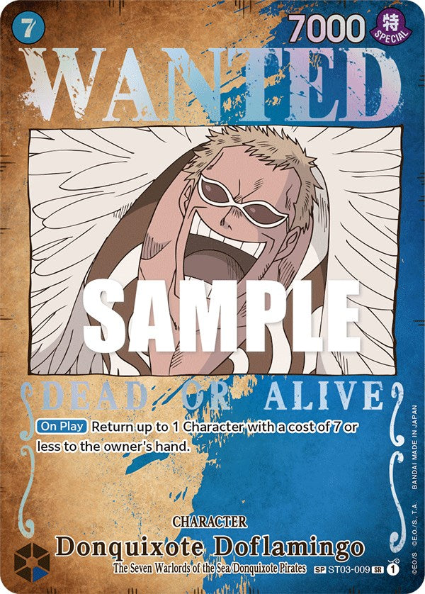 Donquixote Doflamingo (Wanted Poster) [Pillars of Strength] | Gamers Paradise