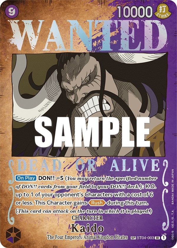 Kaido (Wanted Poster) [Pillars of Strength] | Gamers Paradise