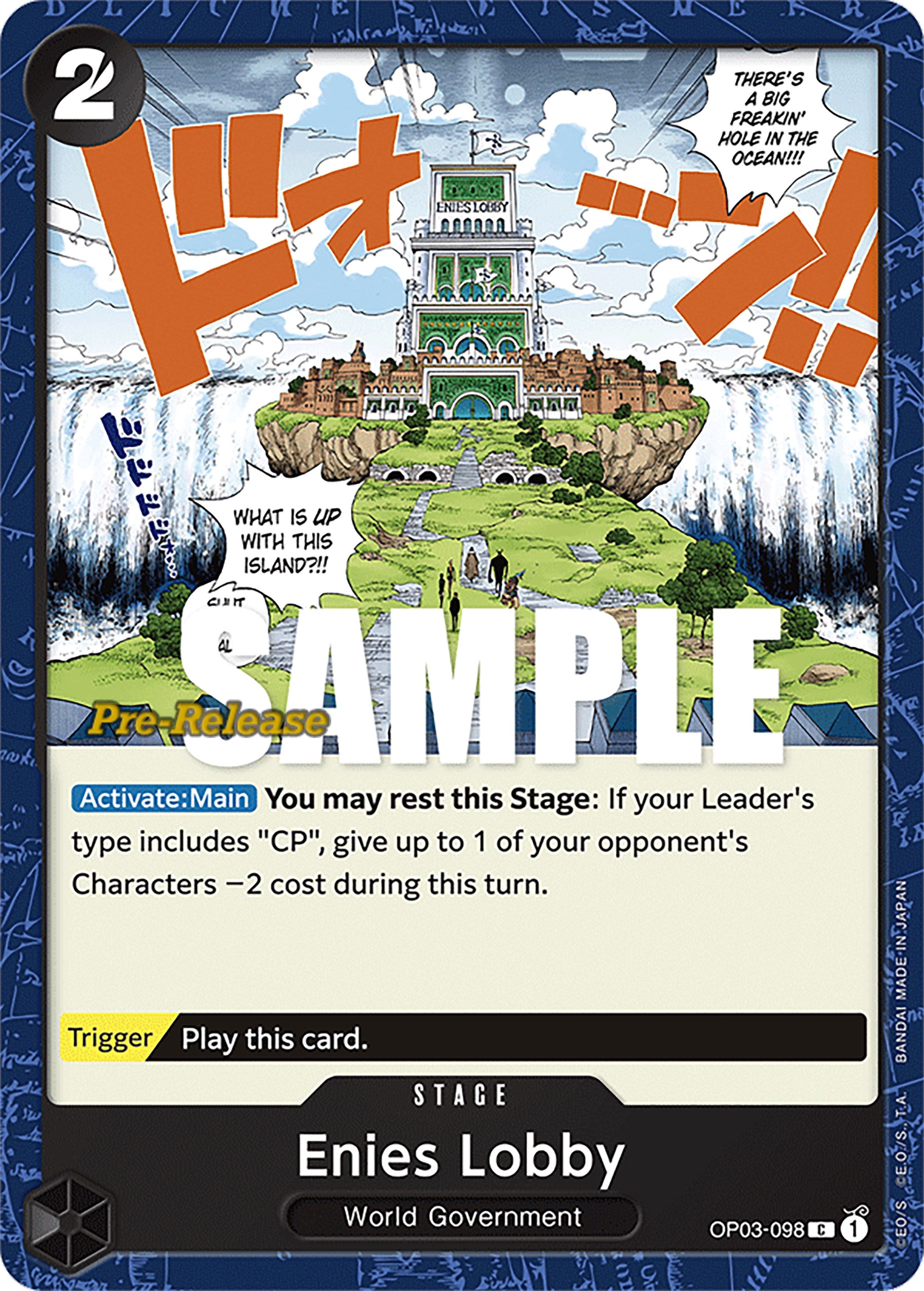 Enies Lobby [Pillars of Strength Pre-Release Cards] | Gamers Paradise