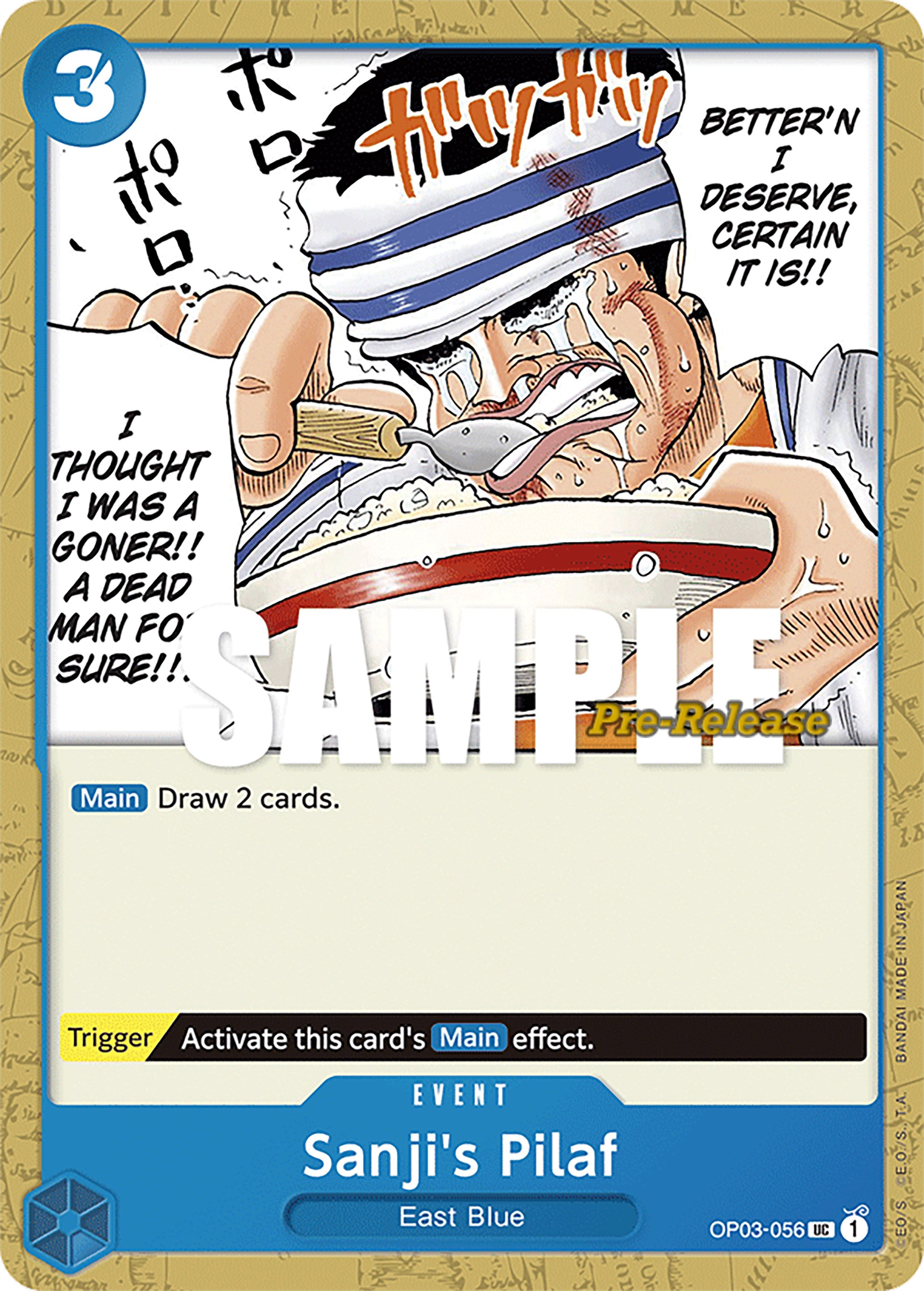 Sanji's Pilaf [Pillars of Strength Pre-Release Cards] | Gamers Paradise