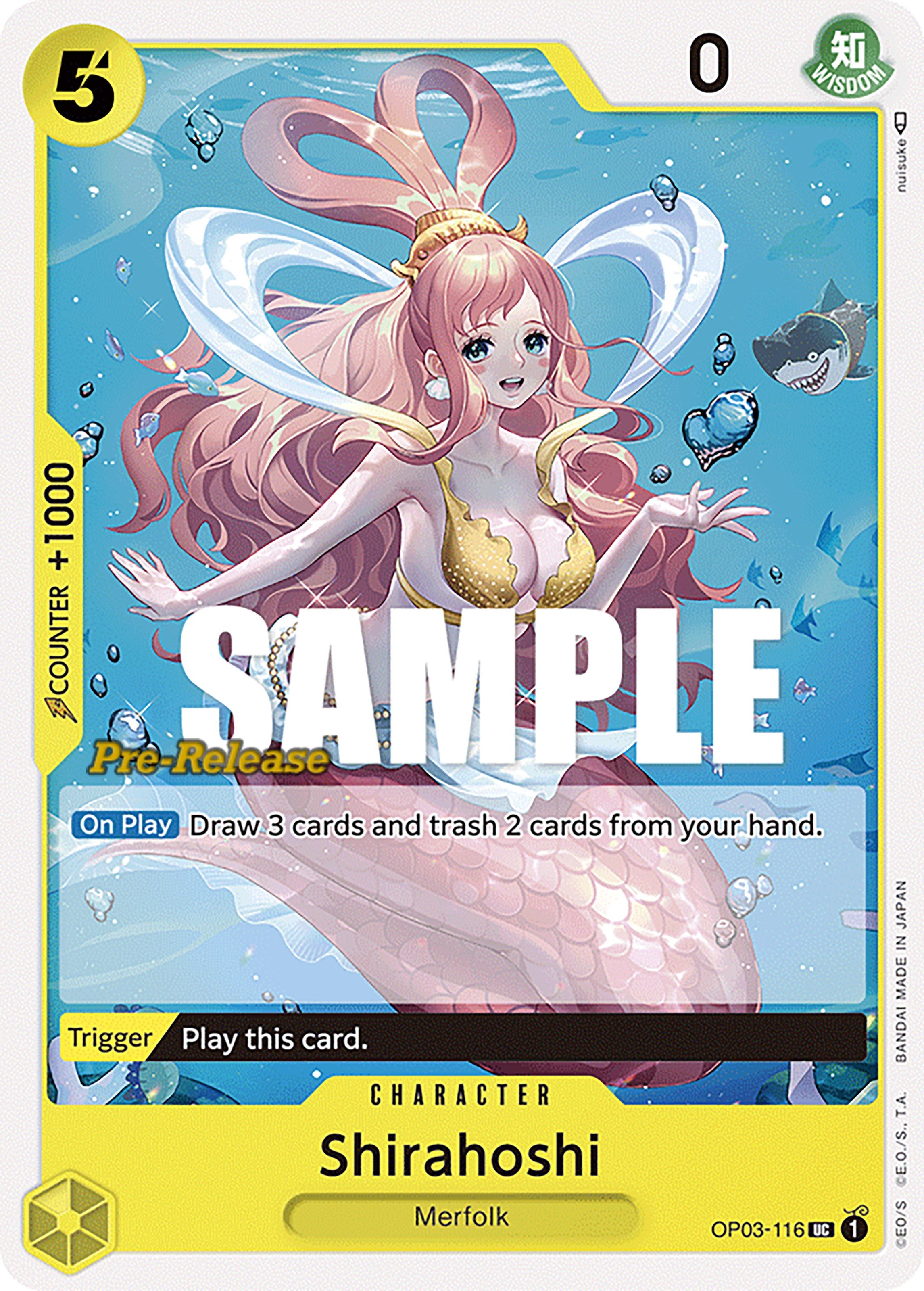 Shirahoshi [Pillars of Strength Pre-Release Cards] | Gamers Paradise