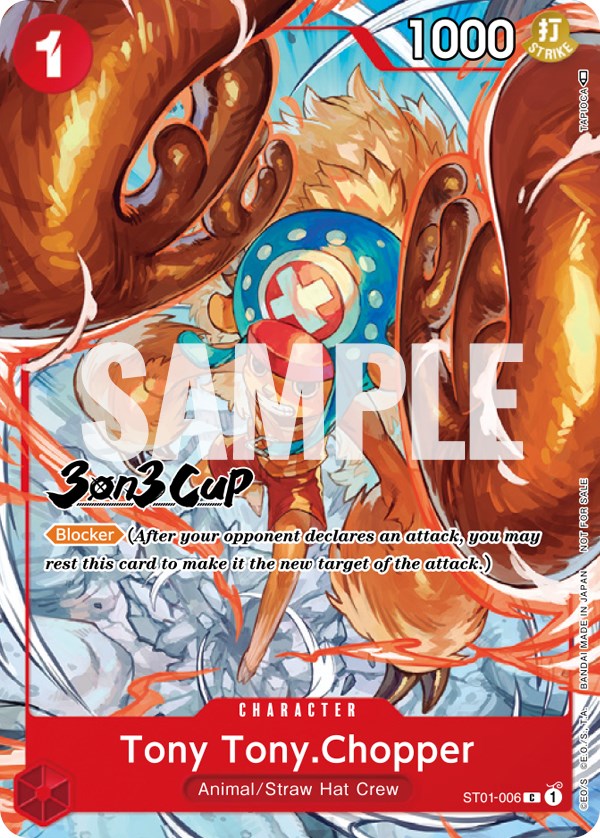 Tony Tony.Chopper (3-on-3 Cup) [Participant] [One Piece Promotion Cards] | Gamers Paradise