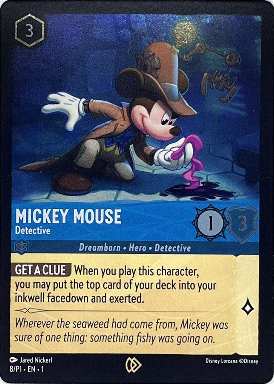 Mickey Mouse - Detective (8) [Promo Cards] | Gamers Paradise