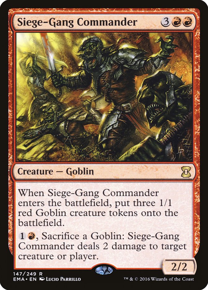 Siege-Gang Commander [Eternal Masters] | Gamers Paradise