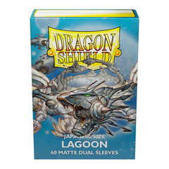 Dragon Shield: Japanese Size 60ct Sleeves - Lagoon (Dual Matte) | Gamers Paradise