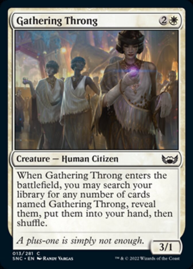 Gathering Throng [Streets of New Capenna] | Gamers Paradise
