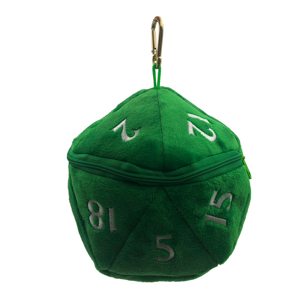 Ultra PRO: Dice Bag - Plush D20 (Green) | Gamers Paradise