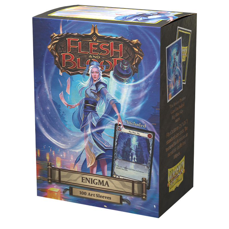 Dragon Shield: Standard 100ct Sleeves - Flesh and Blood (Enigma) | Gamers Paradise