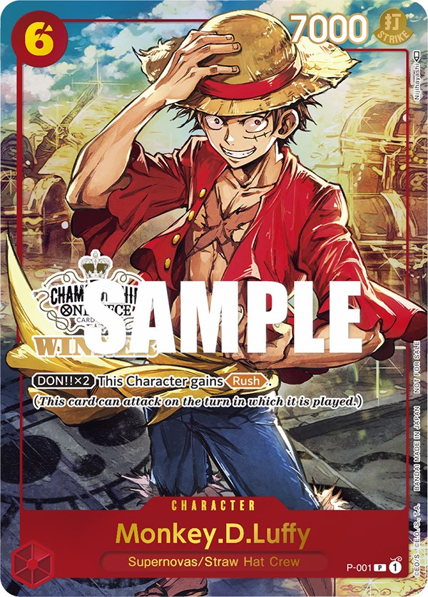 Monkey.D.Luffy (Store Championship Trophy Card) [One Piece Promotion Cards] | Gamers Paradise