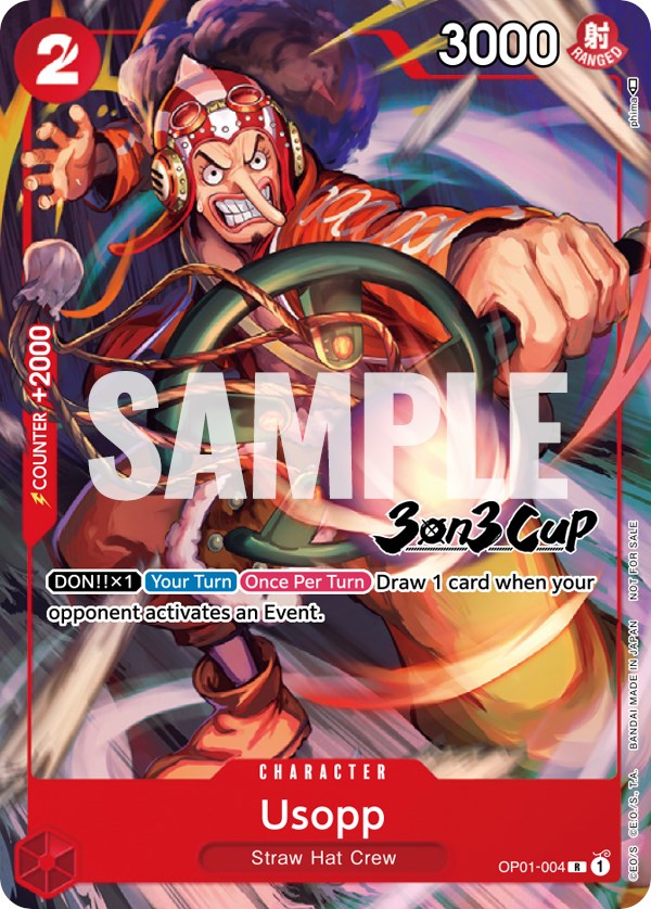 Usopp (3-on-3 Cup) [Participant] [One Piece Promotion Cards] | Gamers Paradise