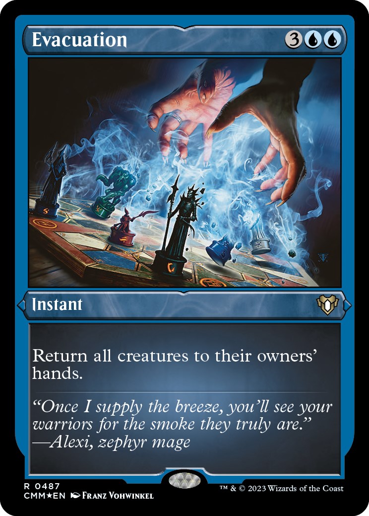 Evacuation (Foil Etched) [Commander Masters] | Gamers Paradise
