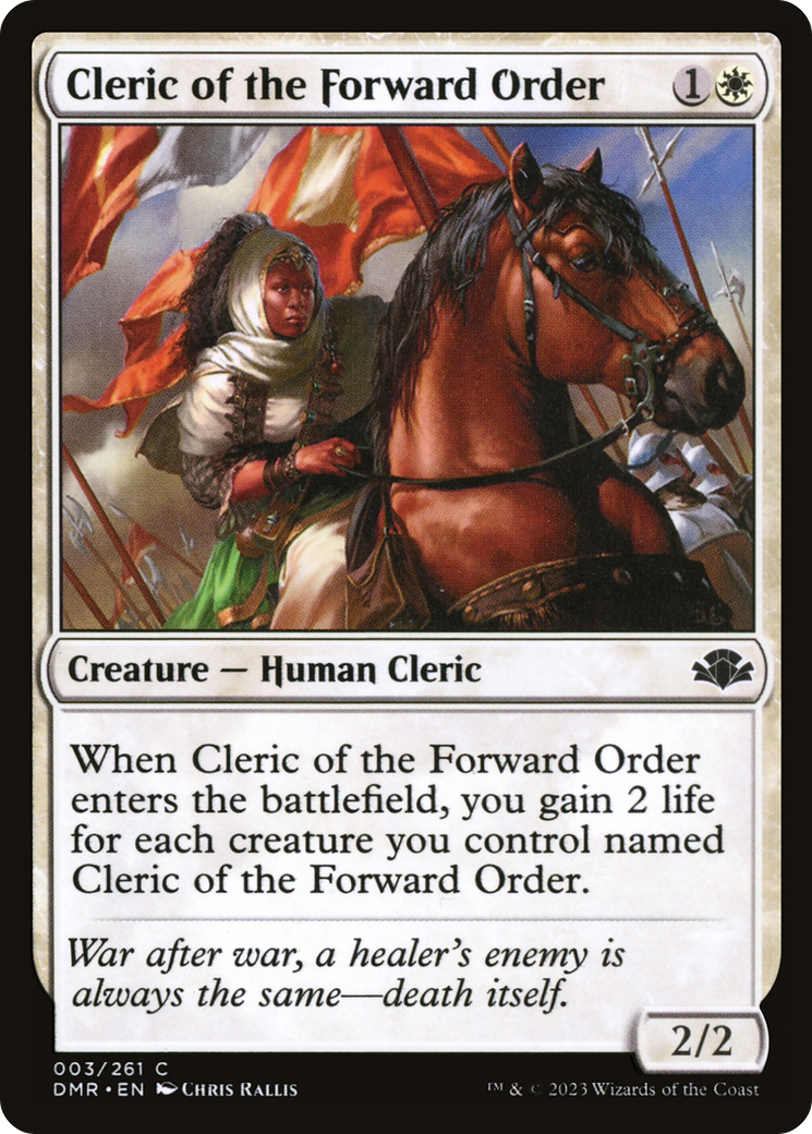 Cleric of the Forward Order [Dominaria Remastered] | Gamers Paradise