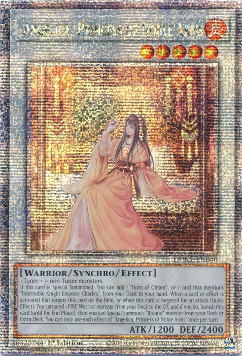 Angelica, Princess of Noble Arms [DUNE-EN040] Quarter Century Secret Rare | Gamers Paradise