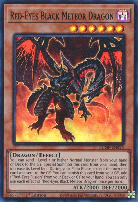 Red-Eyes Black Meteor Dragon [DUNE-EN095] Super Rare | Gamers Paradise