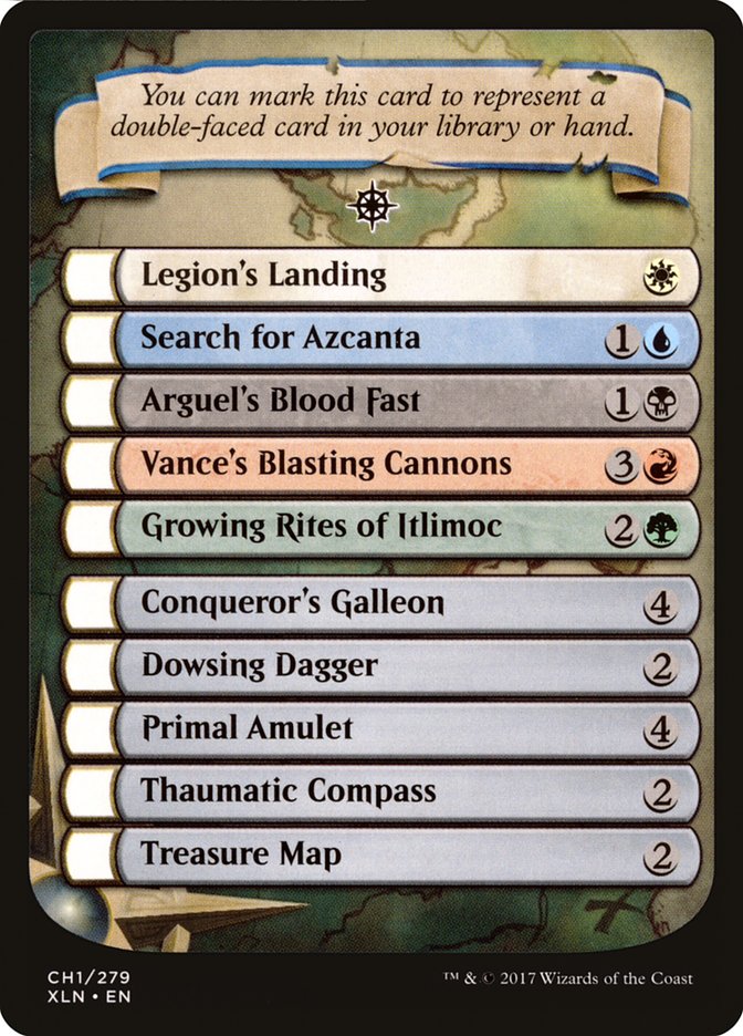 Ixalan Checklist [Ixalan Tokens] | Gamers Paradise