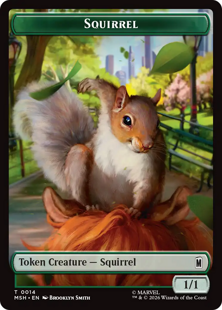 Galactus // Squirrel Double-Sided Token [Marvel Super Heroes Tokens] | Gamers Paradise