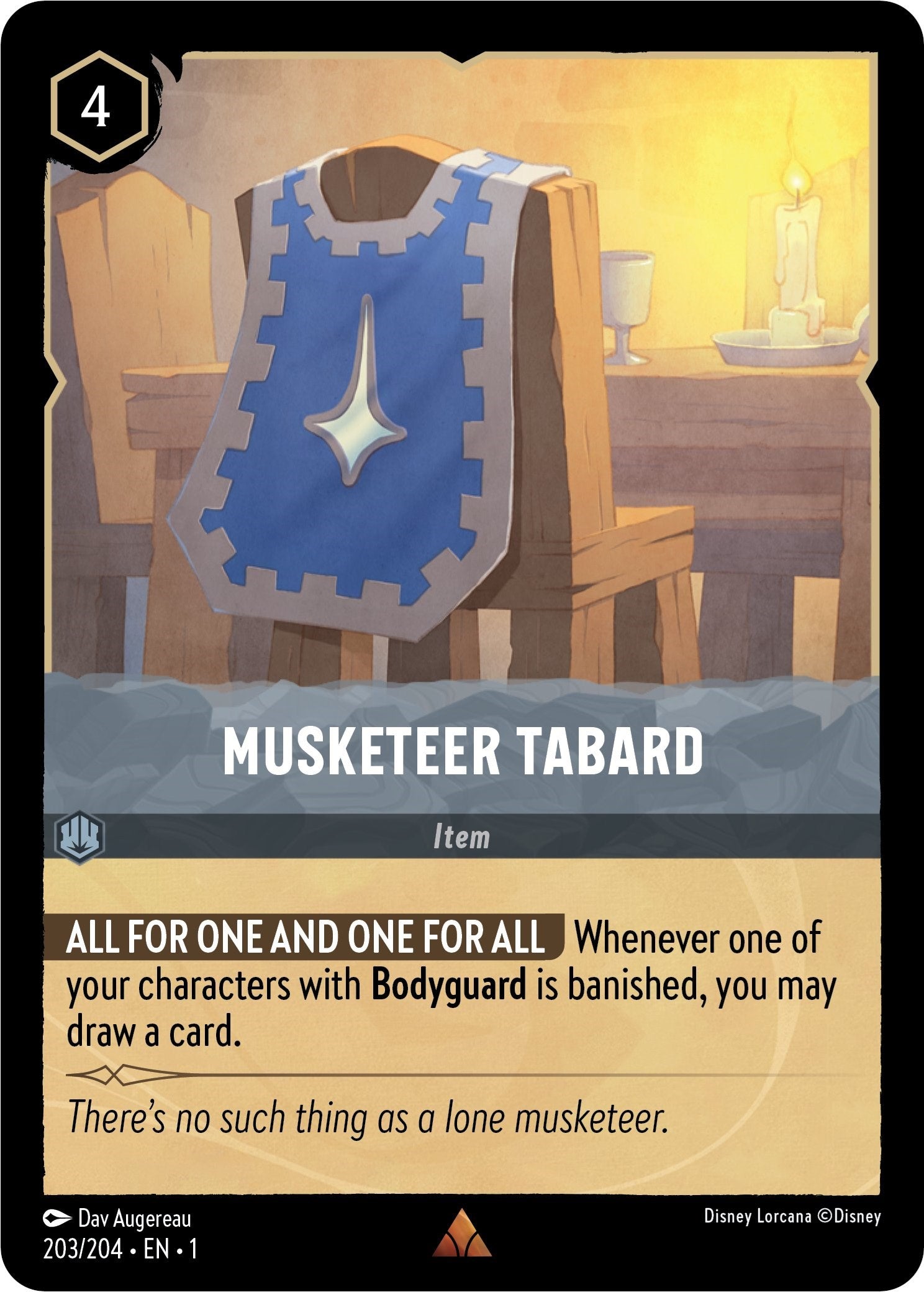 Musketeer Tabard (203/204) [The First Chapter] | Gamers Paradise