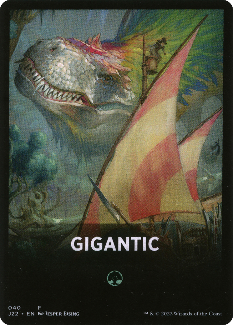 Gigantic Theme Card [Jumpstart 2022 Front Cards] | Gamers Paradise