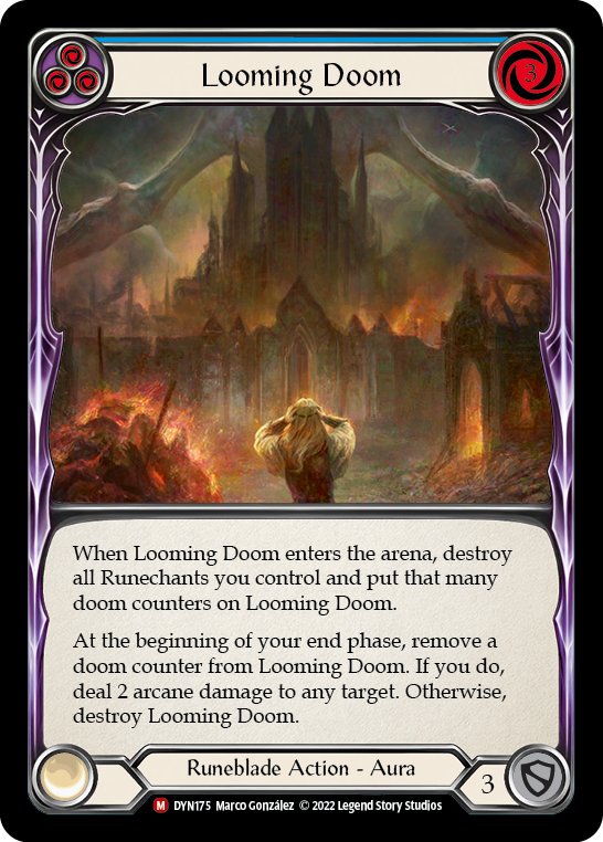 Looming Doom [DYN175] (Dynasty)  Rainbow Foil | Gamers Paradise